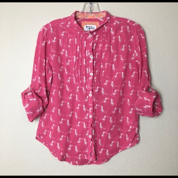 Anthropologie Tops - Cute Anthropologie bird top.